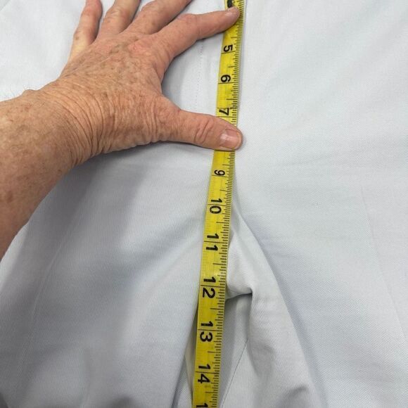 Theory Nadeem’s Cropped Wide Leg Chino Pants - Picture 6 of 9